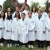 kulite community students wearing labcoats